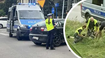 Policyjny pościg zakończony ucieczką pieszo. Był poszukiwany listem gończym ZDJĘCIA