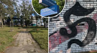 Stan skweru przy rondzie Sulejowskim i ul. Skłodowskiej pozostawia wiele do życzenia 