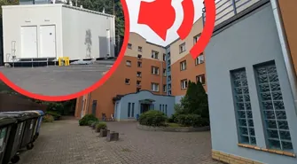 Horror mieszkańców bloku przy Polnej 40. Mieszkańcy mają dość głośnego rezonansu magnetycznego