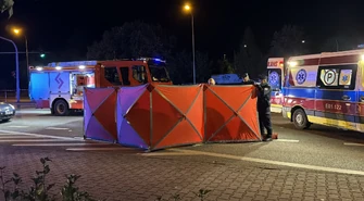 Potrącenie na Sikorskiego. Pieszy wszedł na czerwonym świetle ZDJĘCIA