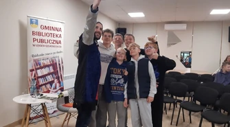 Spotkanie autorskie z Kamilem Sobikiem w Gminnej Bibliotece Publicznej