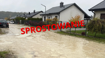 Toną w błocie – mieszkańcy Rakowa Dużego proszą o pomoc w sprawie dróg na osiedlu SPROSTOWANIE