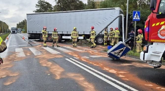 O włos od śmierci? Groźne zdarzenie na DK12