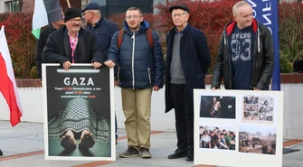 Konfederacja Korony Polskiej zorganizowała pikietę propalestyńską