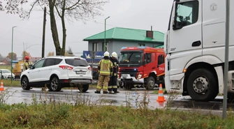 Wypadek na krajowej „dwunastce” w Korytnicy. Jedna osoba trafiła do szpitala ZDJĘCIA