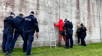 Pożar i udaremniona ucieczka osadzonego w Piotrkowie 
