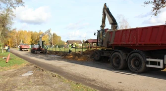 Trwają prace przy budowie kanalizacji sanitarnej w Gminie Grabica