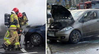 Trzy samochody płonęły w niemal tym samym czasie ZDJĘCIA