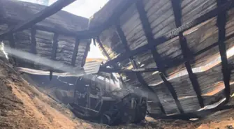 Śledztwo prokuratury w sprawie pożaru w tartaku. Spłonął magazyn