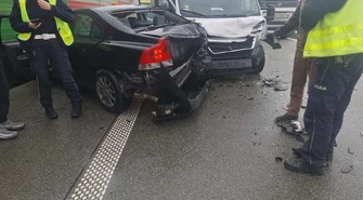 Wypadek na S8 pod Piotrkowem. Sprawca na podwójnym gazie