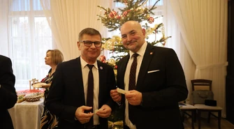 Spotkanie opłatkowe w Starostwie Powiatowym