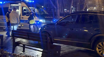 Potrącenie na pasach w Al. Kopernika. Pieszy był pijany