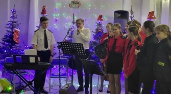 Świąteczne spotkanie w OSP Jarosty – mieszkańcy, druhowie i młodzież razem na Wigilii