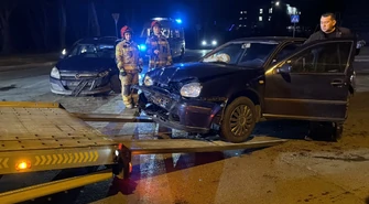 Wypadek na skrzyżowaniu Roosevelta i Glinianej