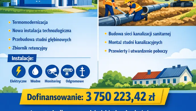 Inwestycja w infrastrukturę wodno-kanalizacyjną gminy