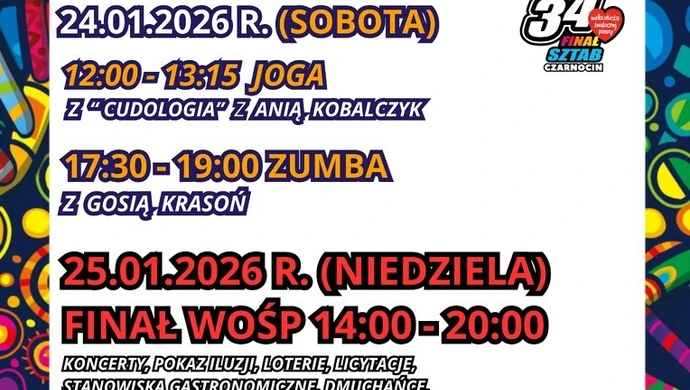 Czarnocin zagra z WOŚP! Przed nami 34. Finał Wielkiej Orkiestry Świątecznej Pomocy
