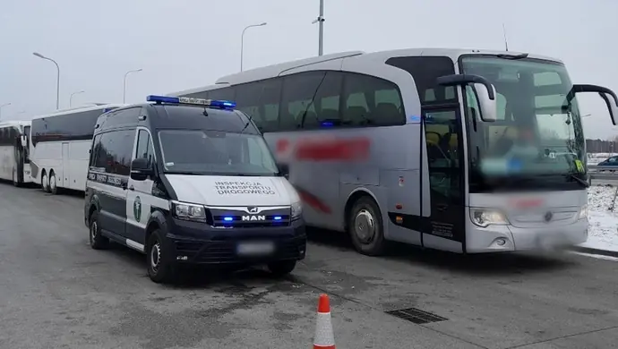 Inspekcja Transportu Drogowego rozpoczyna akcję „Bezpieczny Autokar - ferie 2026”