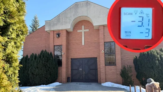 W kaplicy jak w kostnicy? Pogrzeb po piotrkowsku przy -3°C