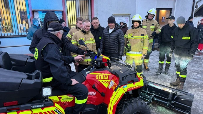 Nowy quad w OSP Lubień wzmacnia działania ratownicze