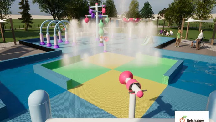 Powstanie wodny plac zabaw dla najmłodszych Bełchatowian