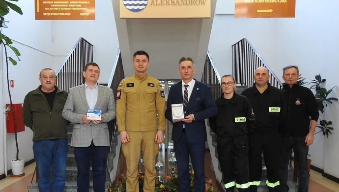 Czujniki dymu i czadu dla mieszkańców gminy Aleksandrów