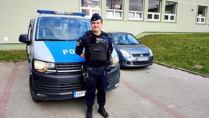Złodziej zatrzymany przez policjanta na urlopie