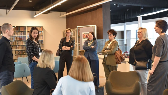 Bibliotekarze z całej Polski w mediatece
