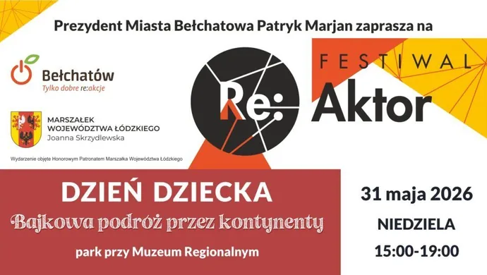 Festiwal Re:Aktor - miejski Dzień Dziecka