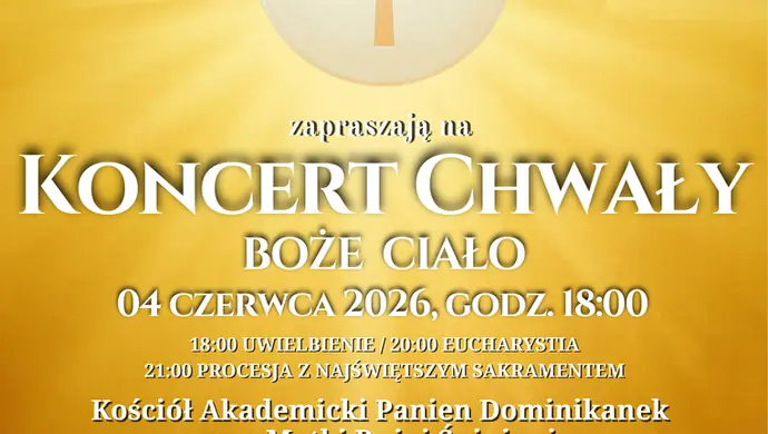 Koncert Chwały w uroczystość Bożego Ciała