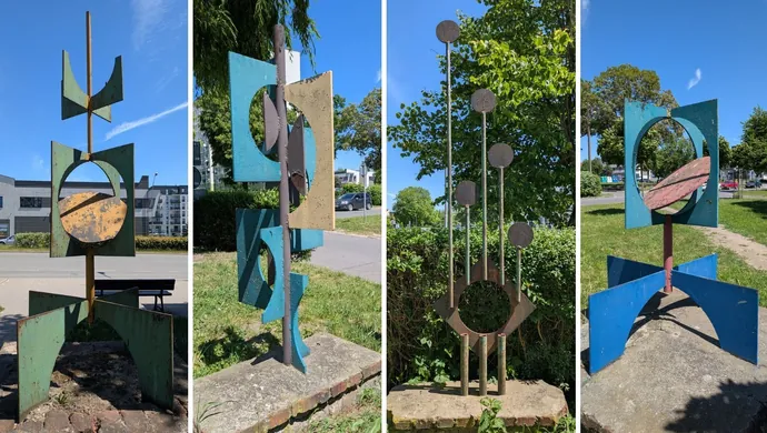 Co dalej z rzeźbami PRL-u w Piotrkowie? Mieszkańcy pytają, instalacje rdzewieją