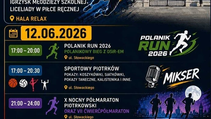 OSIR zaprasza "Piotrków na sportowo"  9–16 czerwca 