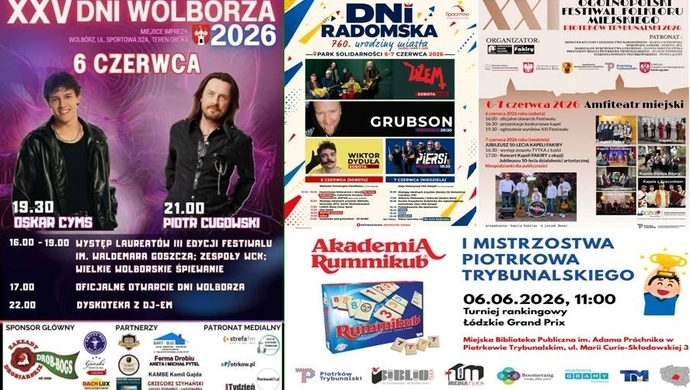Długi weekend pełen atrakcji. Folklor, sport, pikniki i świętowanie w regionie