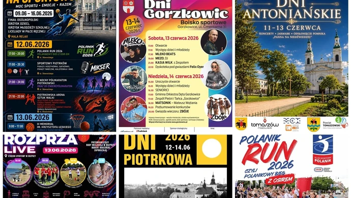 Weekend pełen wydarzeń. Dni Piotrkowa, Gorzkowic i Rozprzy