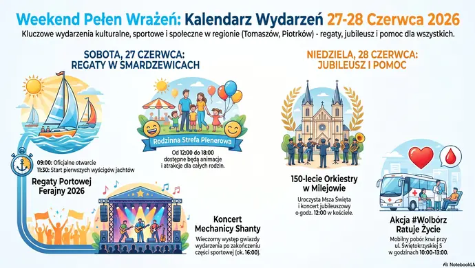 Weekend pełen atrakcji. Sprawdź, co będzie się działo od 26 do 28 czerwca