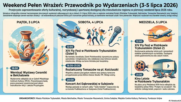 Weekend pełen atrakcji. Sprawdź, co będzie się działo od 3 do 5 lipca w regionie