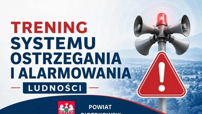 W poniedziałek zawyją syreny w powiecie piotrkowskim – to tylko test!