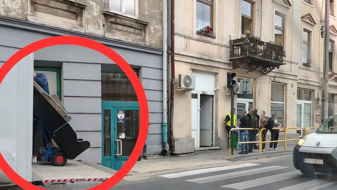 Nielegalny salon gier znów namierzony w Piotrkowie. KAS zabezpieczyła automaty i gotówkę