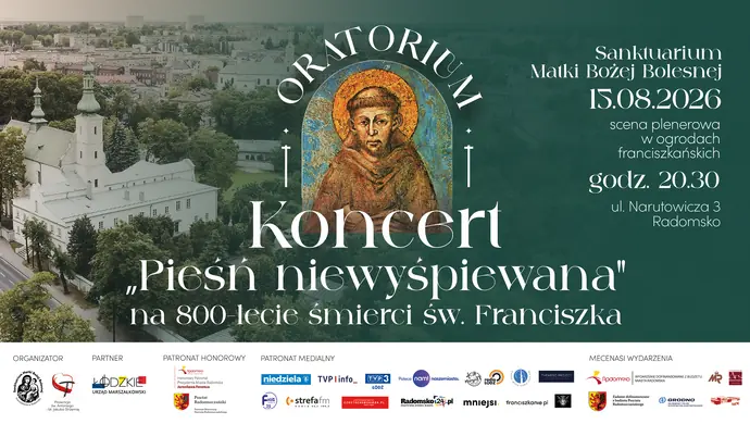 „Pieśń niewyśpiewana” w ogrodach franciszkańskich w Radomsko