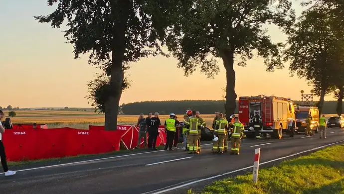 Trwa śledztwo po tragicznym wypadku w Wójcinie. Zginęło dwoje dzieci