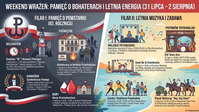 Co się dzieje w weekend? Najważniejsze wydarzenia w Piotrkowie i regionie