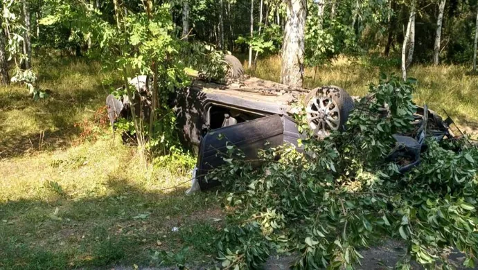 Groźny wypadek na granicy powiatów. Lądował śmigłowiec LPR
