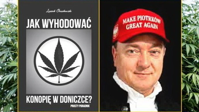 Chce zostać prezydentem Piotrkowa. Na razie wydał publikację o uprawie konopi
