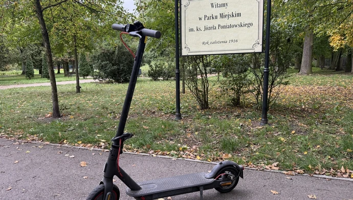 Zakaz hulajnóg w parkach w Piotrkowie. Od kiedy nowe przepisy?