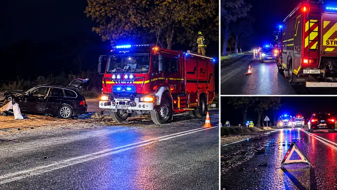 Zderzenie dwóch samochodów na DK12 w Korytnicy