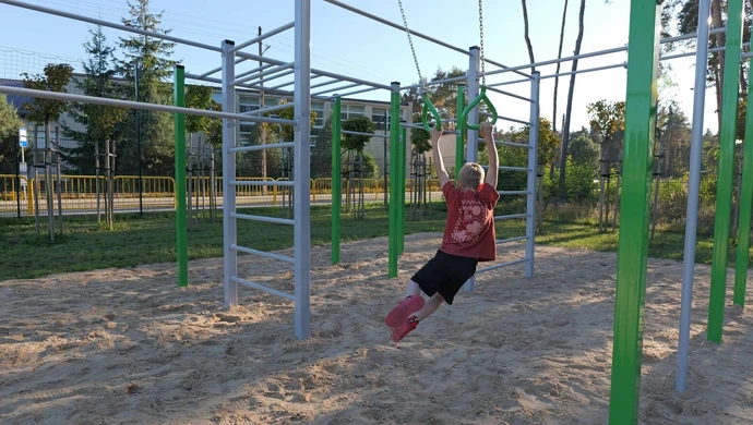Street Workout Park we Włodzimierzowie gotowy