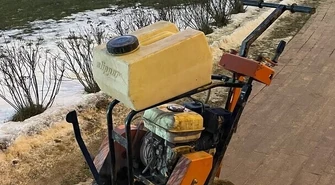 Rondo Sulejowskie: na jezdni leżała przecinarka. Pomogła szybka reakcja kierowcy