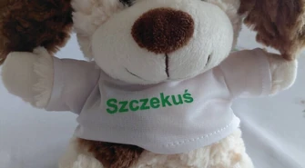 Piesek Szczekuś maskotką Szczekanicy. Można go wygrać w konkursie