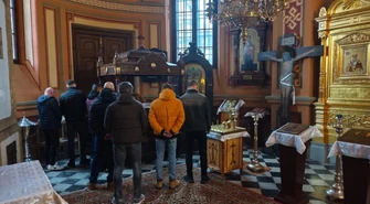 Osadzeni z Aresztu Śledczego w piotrkowskiej cerkwi