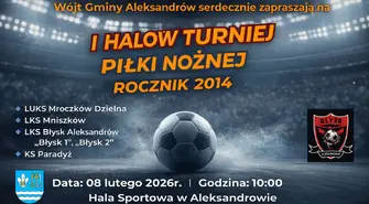 I Halowy Turniej Piłki Nożnej rocznika 2014 w Aleksandrowie