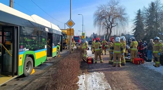  Karambol z udziałem ciężarówki i autobusu MZK. Kilka osób rannych